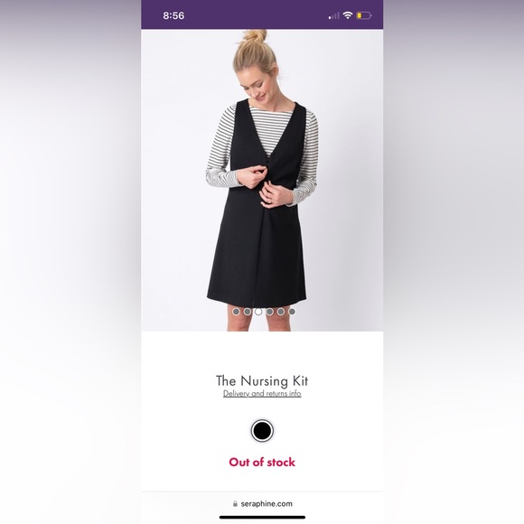 NWT Seraphine “The Nursing Kit” 3 piece set - Picture 2 of 5